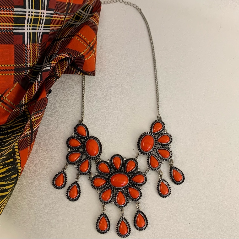 Red Statement Necklace